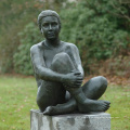 Размер современный сад скульптура металл ремесло жизни обнаженная женщина статуи